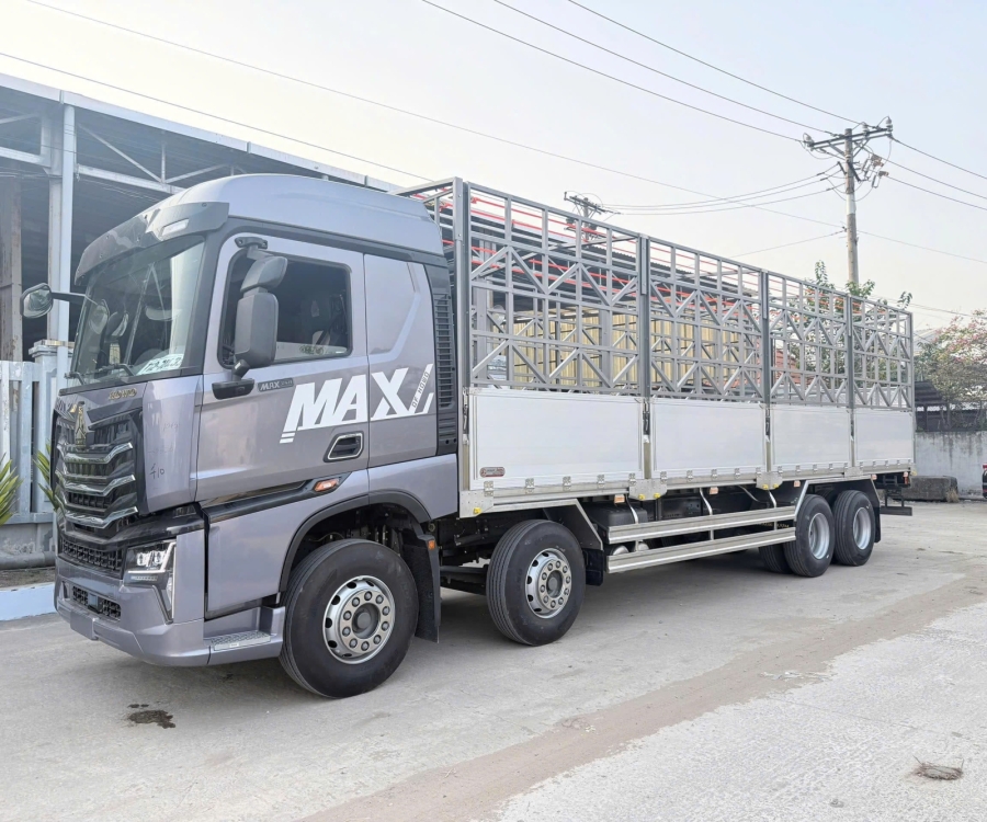 XE TẢI HOWO 4 CHÂN MAX 350 THÙNG NHÔM
